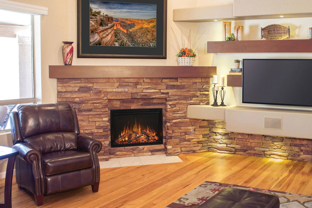 30 inch Built in Electric Fireplace Insert E70919
