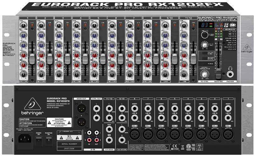 12-input Mic/line Rack Mixer E623753