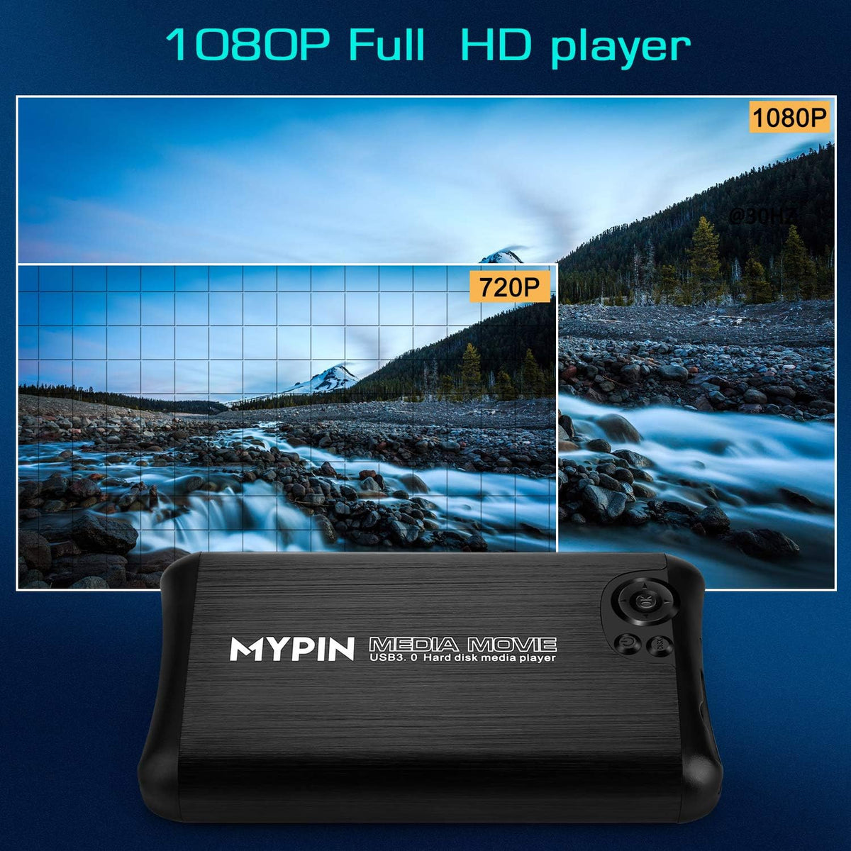 1080P USB3.0 HDMI Media Player with HDMI/AV/Coaxial Output K238172