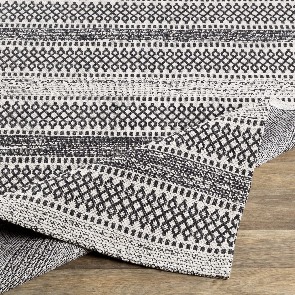 2x7 Stone Global Black Runner Area Rug G637901