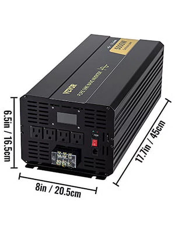 5000 Watt Pure Sine Wave Power Inverter X937592