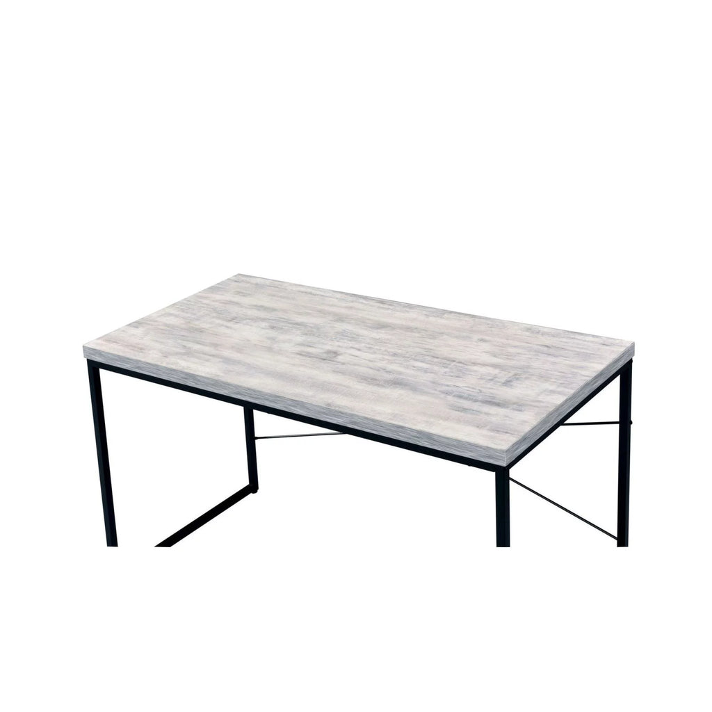 Antique White & Black Desk R521