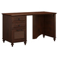 51x22 Desk with File Cabinet, Coastal Cherry W858